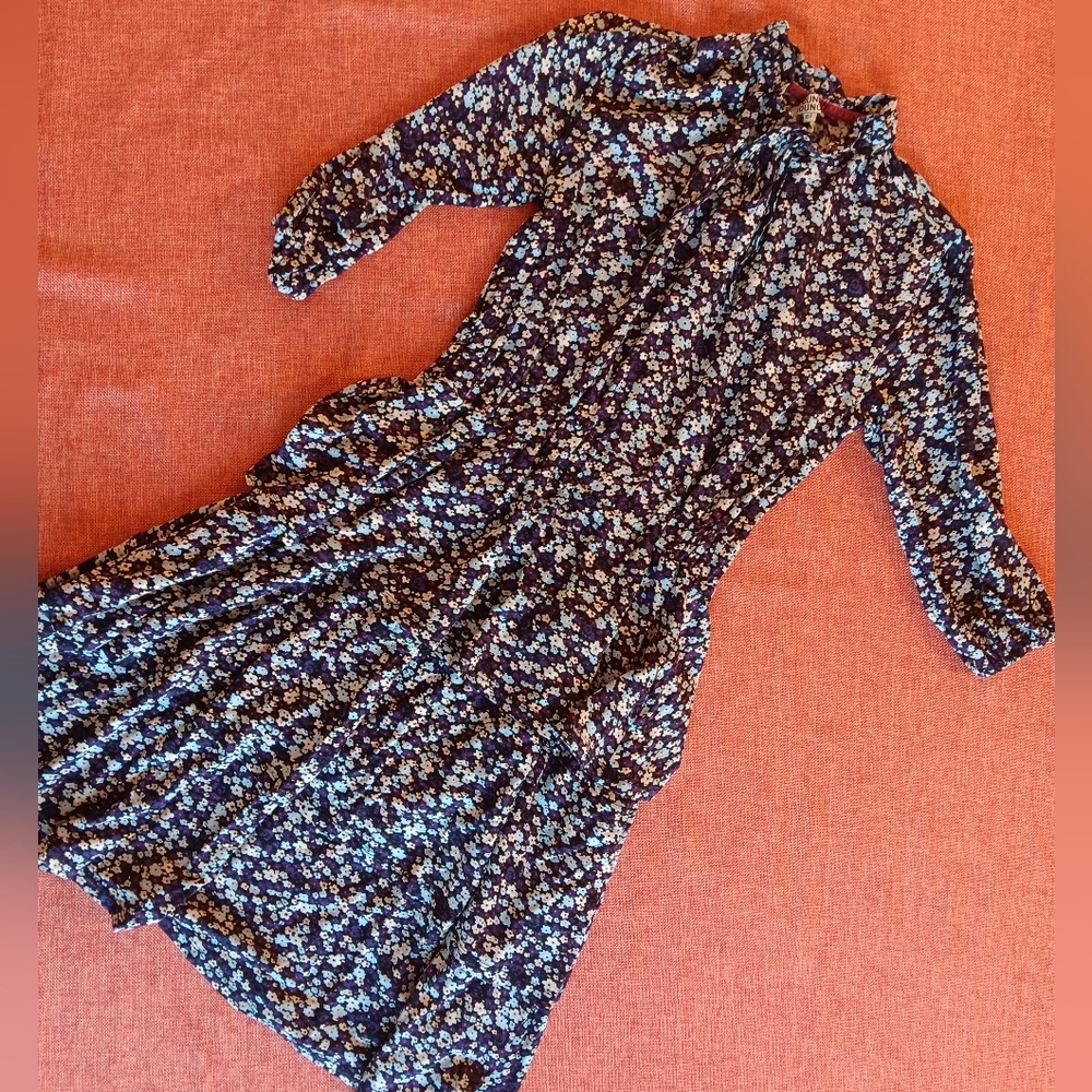 Pounds and ounces girls size 152 floral knit dress